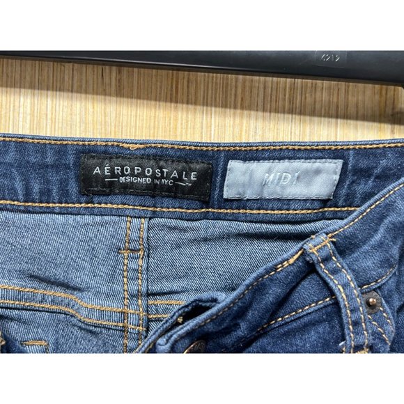 AEROPOSTALE - Women's Denim Shorts - Blue - # 8 - Picture 8 of 15